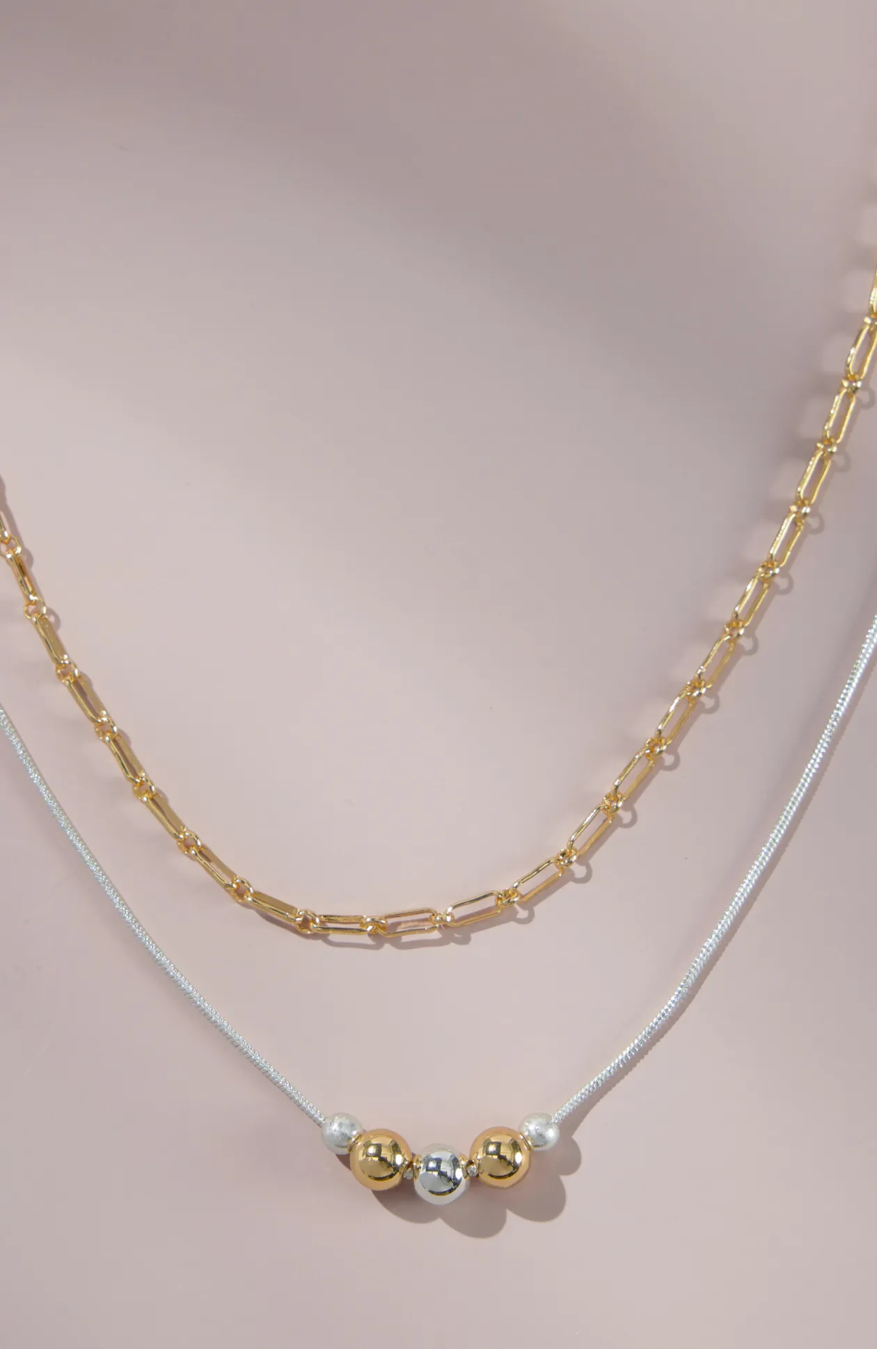 Delicate Mixed-Metals Necklace