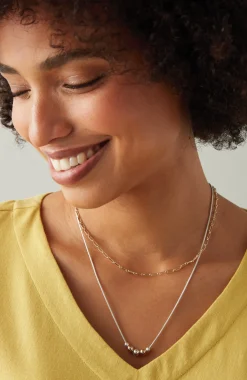 Delicate Mixed-Metals Necklace