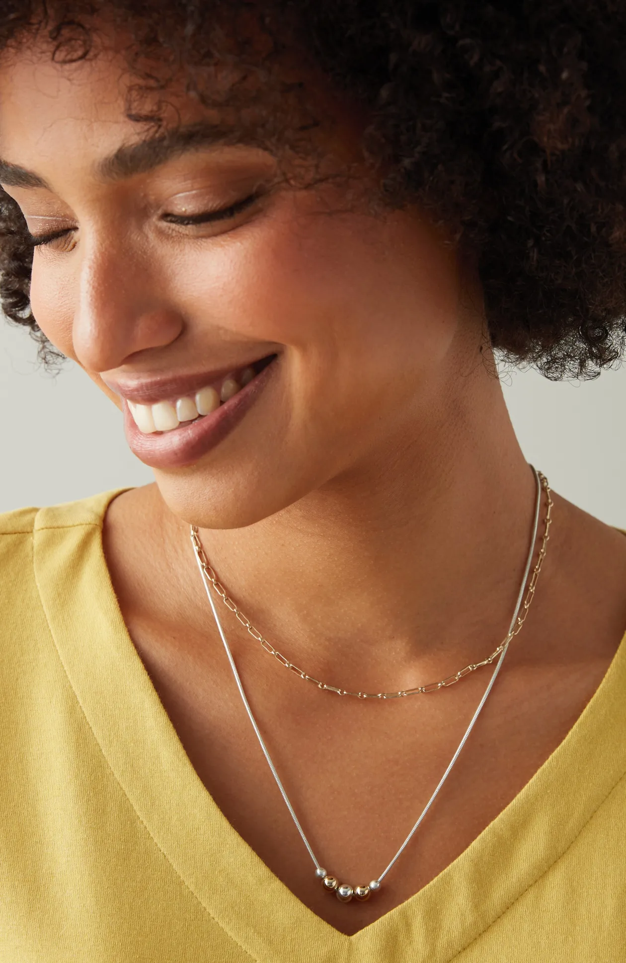 Delicate Mixed-Metals Necklace