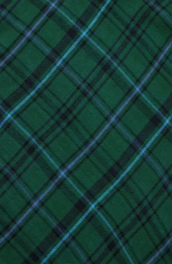 Double-Faced Plaid Scarf