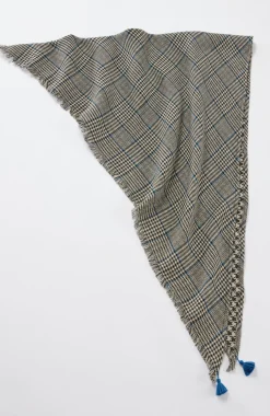 Double-Faced Plaid Scarf
