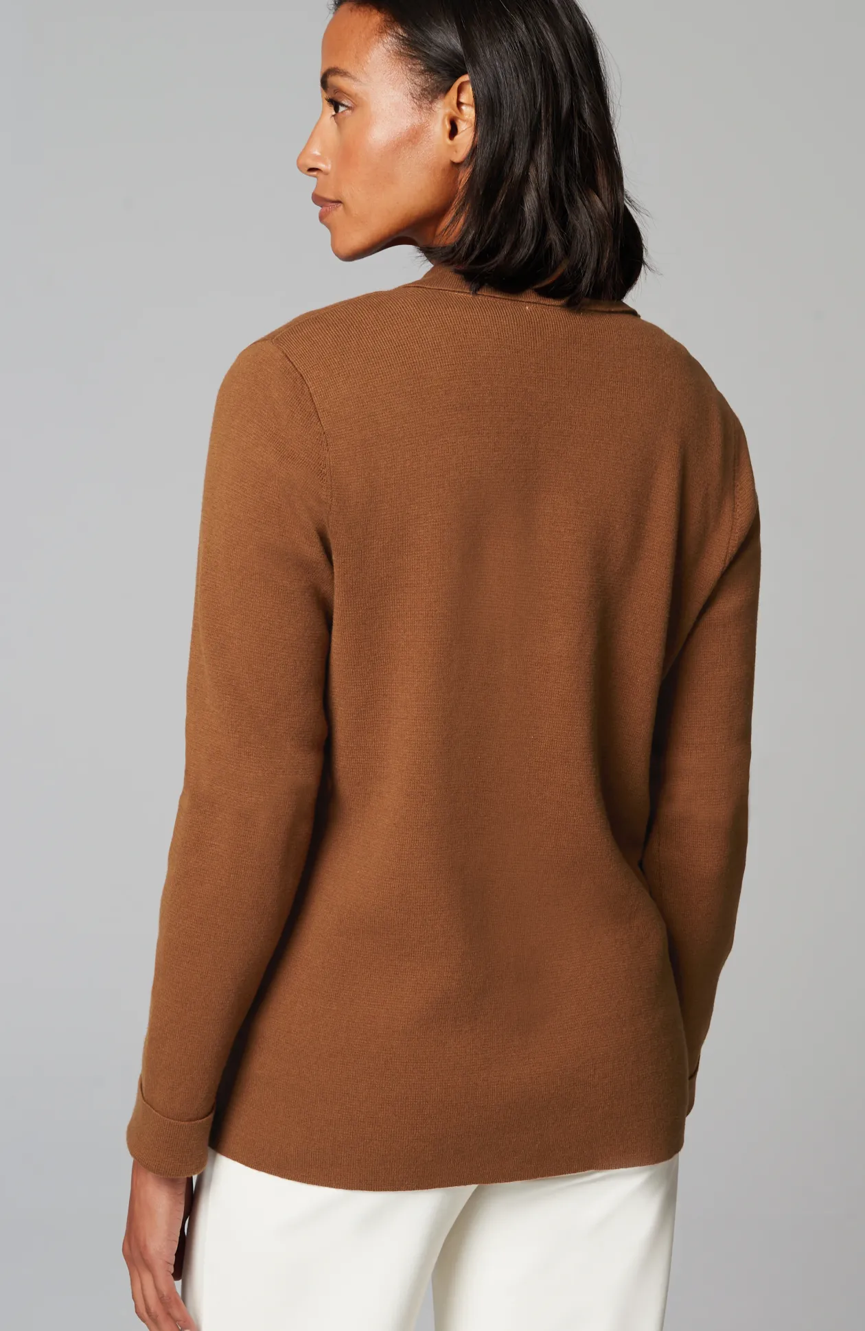 Double-Knit Sweater-Jacket
