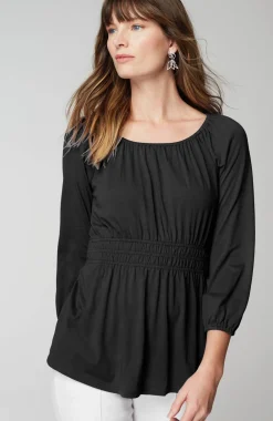 Elastic-Waist Top