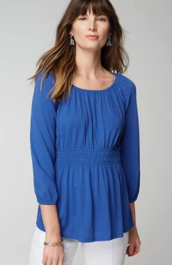 Elastic-Waist Top
