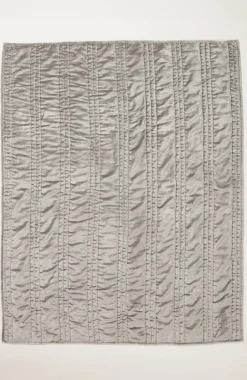 Elements Quilted Velvet Throw