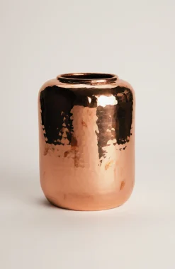 Elements Small Hammered-Copper Vase