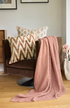 Elements Stamp-Print Pillow