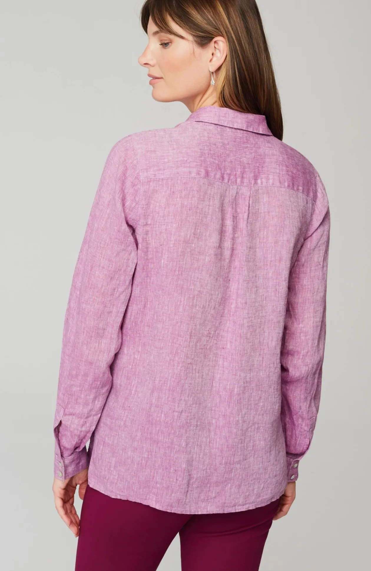 Everyday Linen Button-Front Shirt