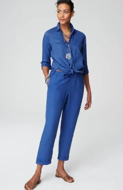 Everyday Linen Button-Front Shirt