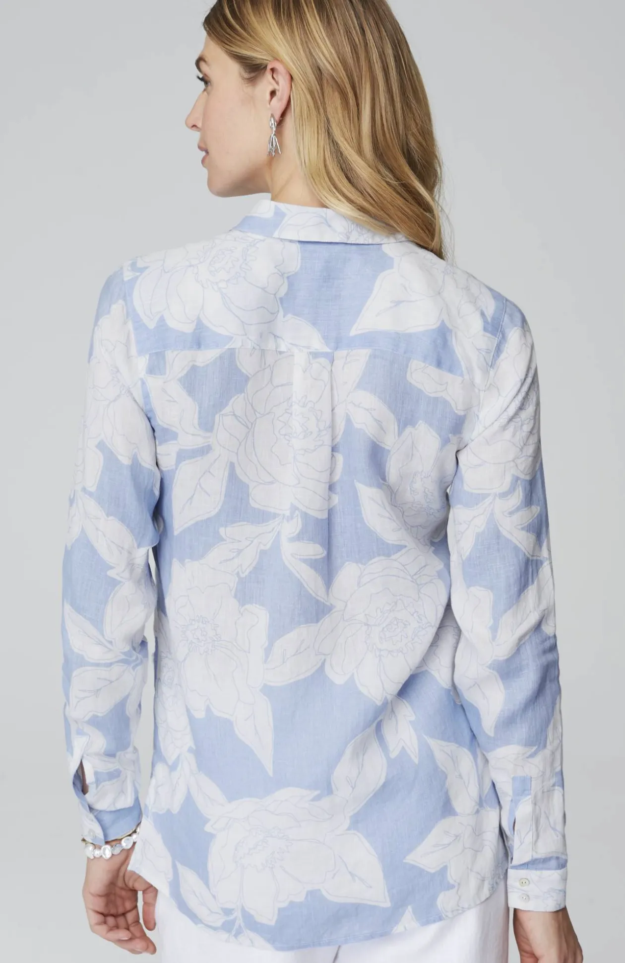 Everyday Linen Button-Front Shirt