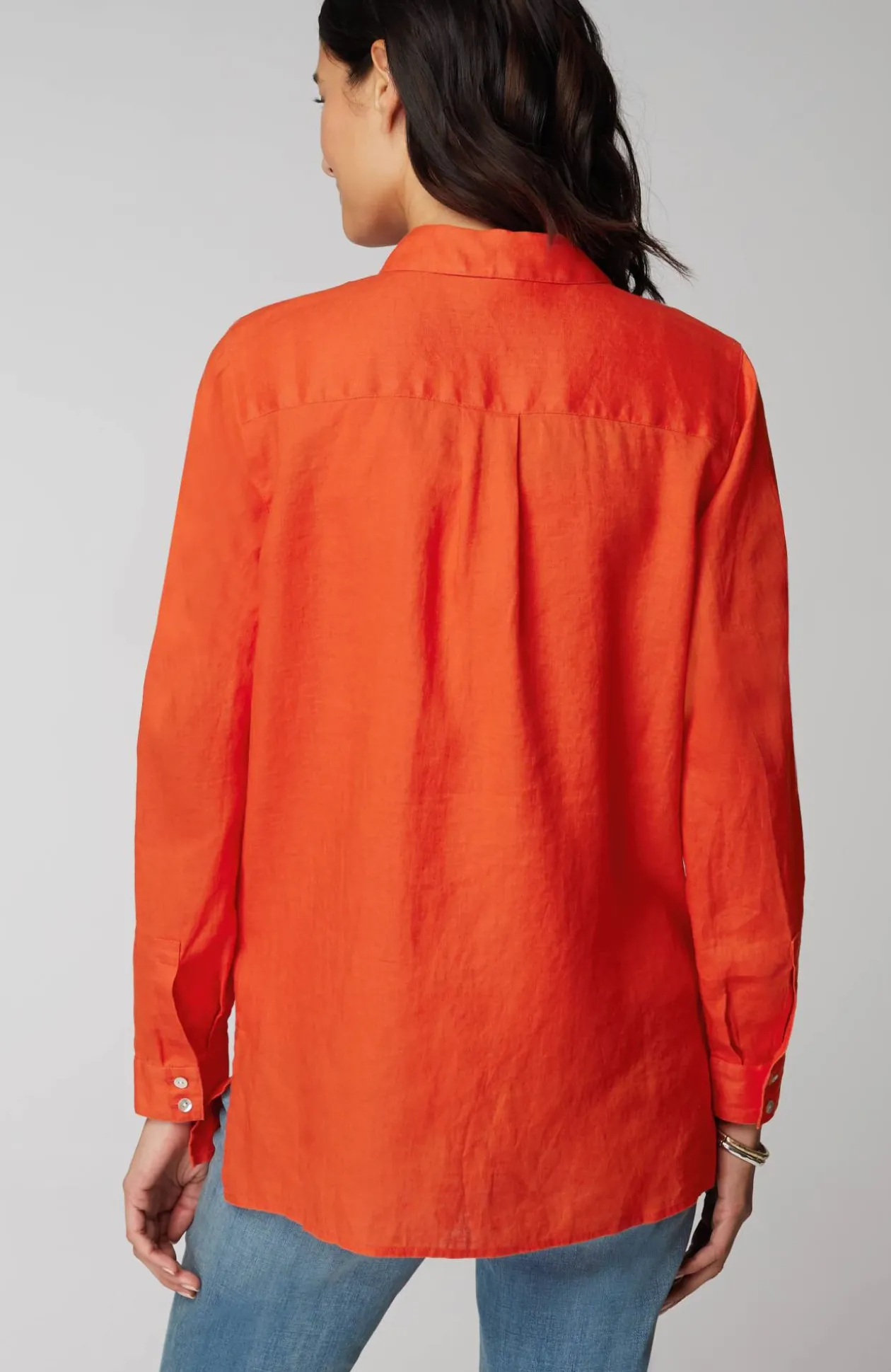 Everyday Linen Button-Front Shirt