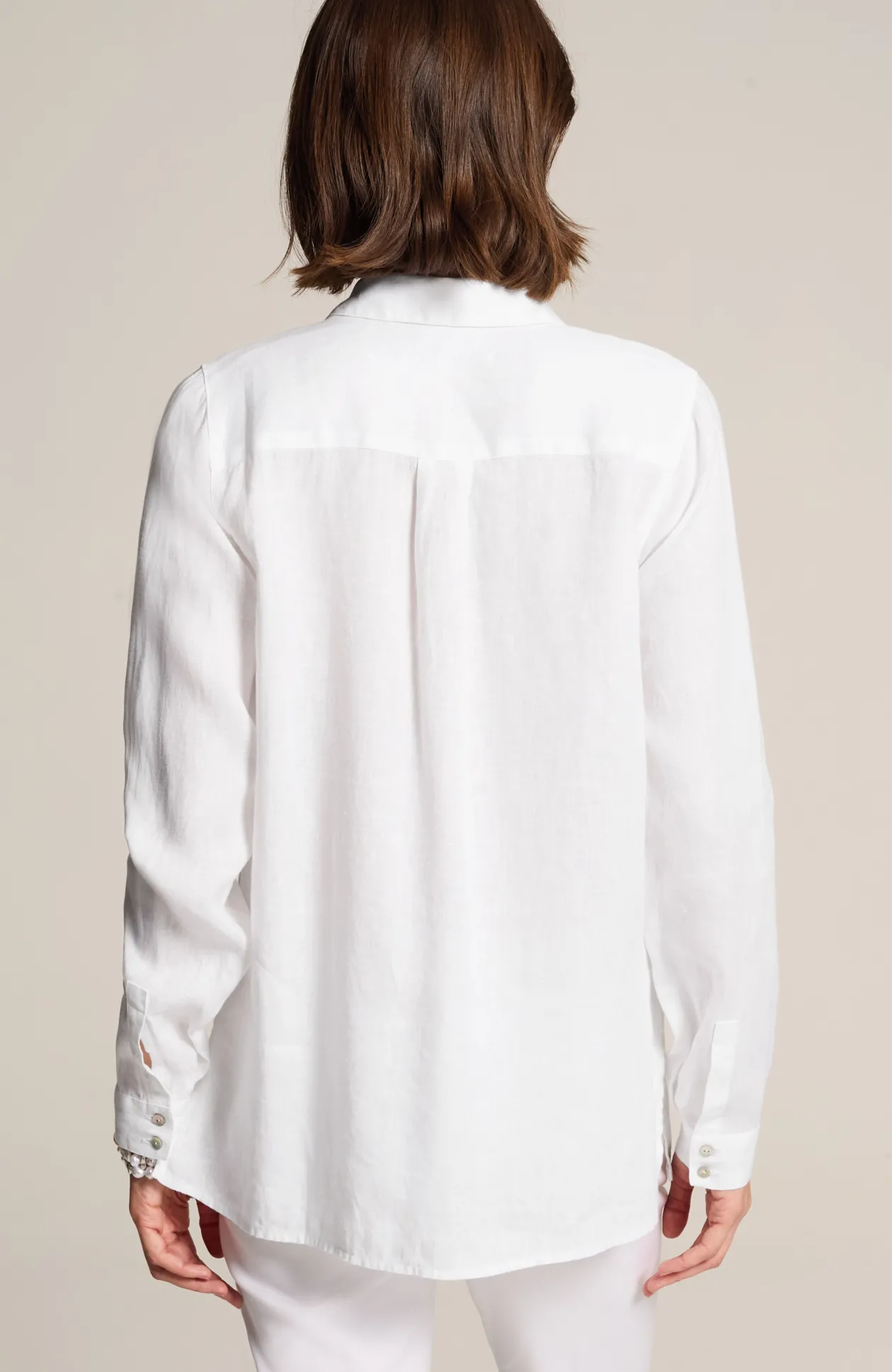 Everyday Linen Button-Front Shirt