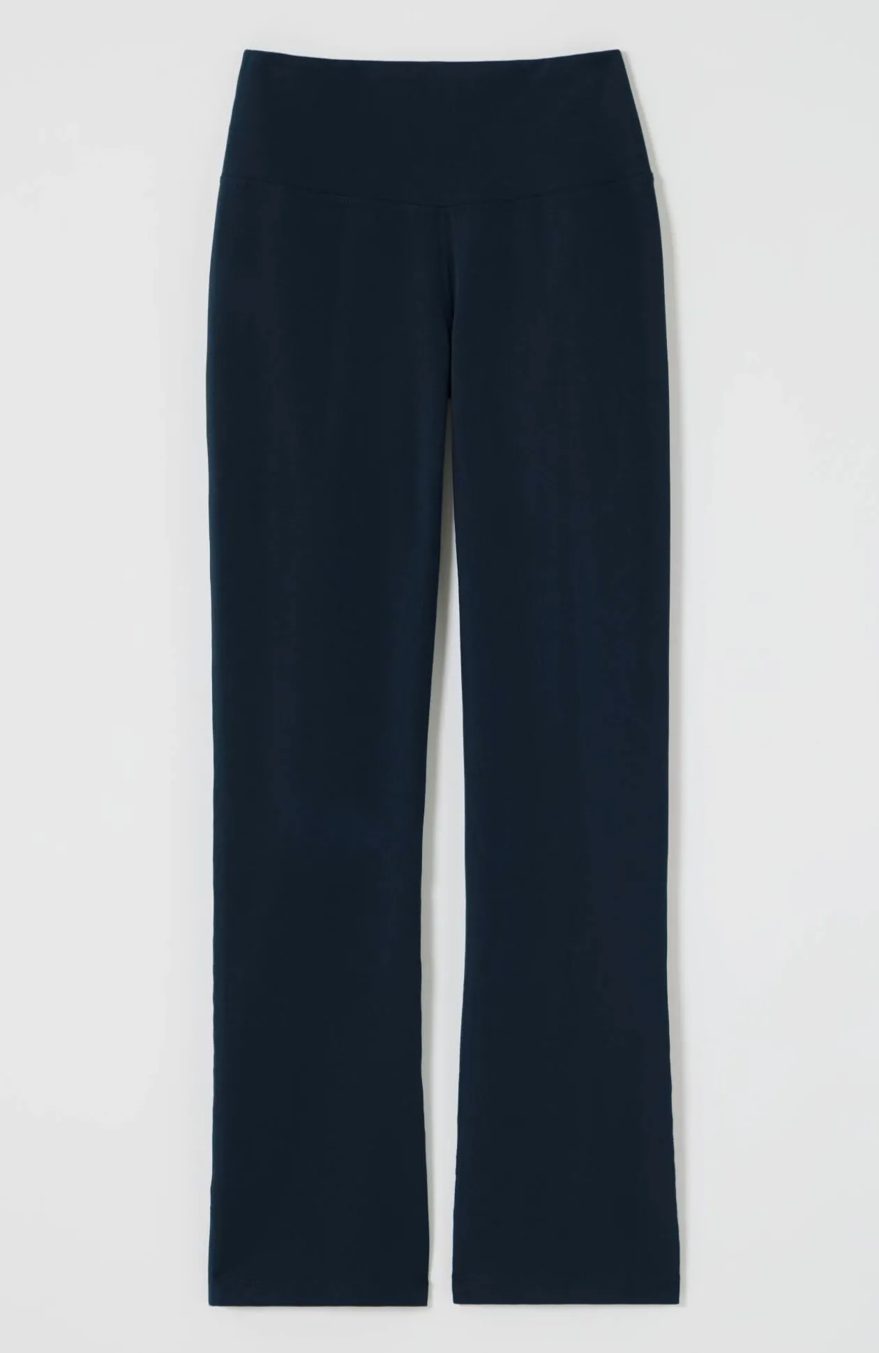 Fit Breathe Cotton High-Rise Boot-Cut Pants