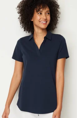 Fit Cotton-Stretch Polo Shirt
