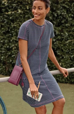 Fit Elevate Terry Contrasting-Stitch Dress