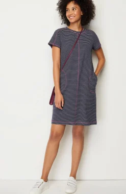 Fit Elevate Terry Contrasting-Stitch Dress
