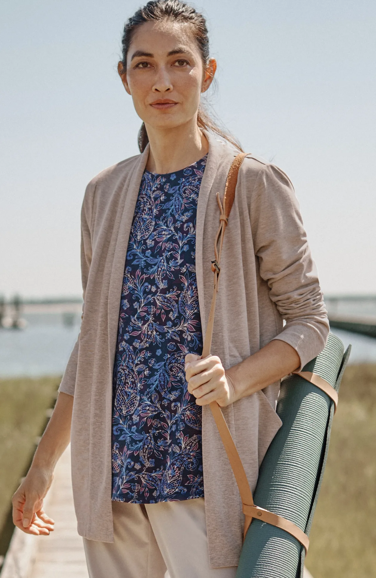 Fit Elevate Terry Open-Front Jacket