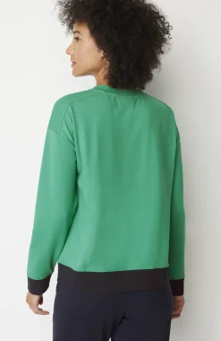 Fit Elevate Terry Split-Neck Sweatshirt