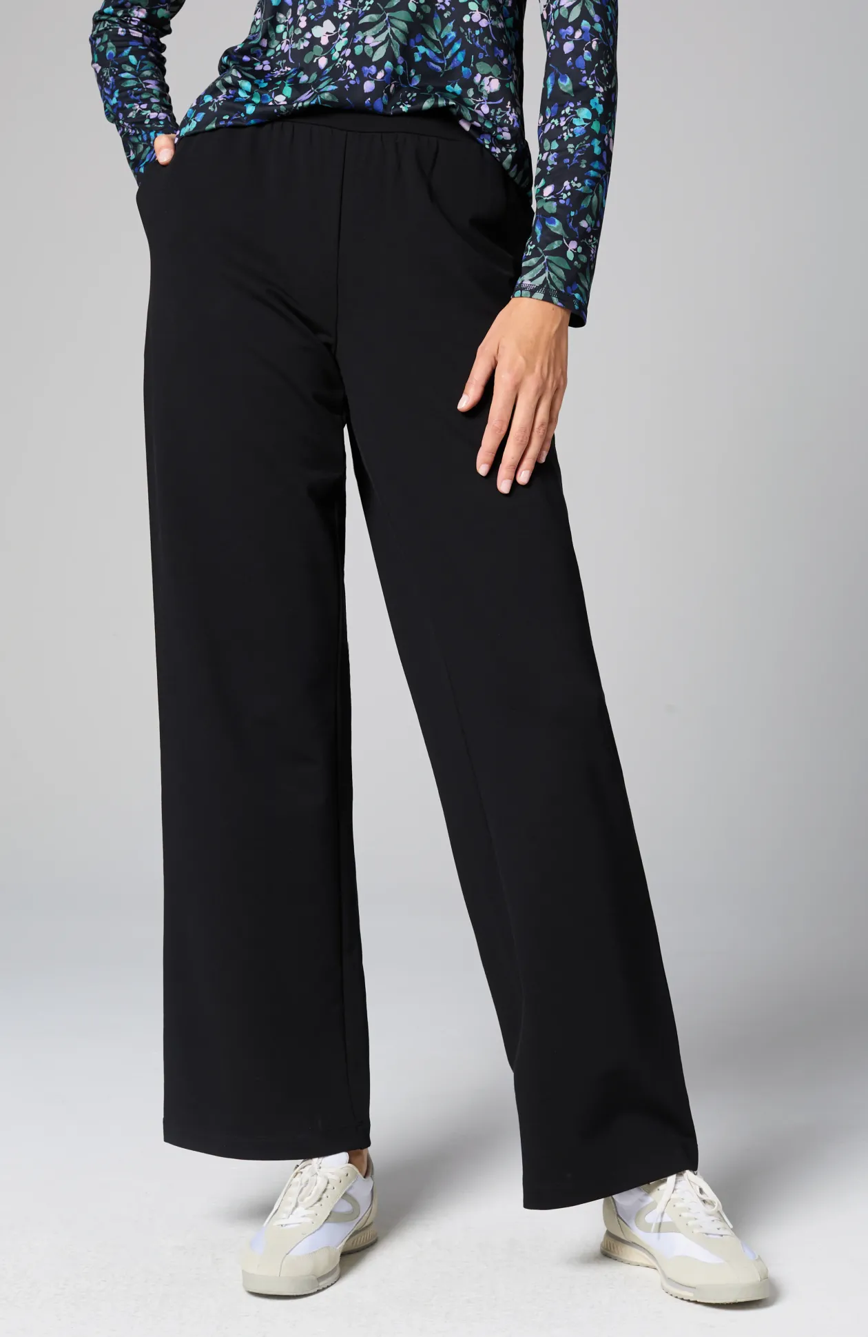 Fit Elevate Terry Wide-Leg Pants