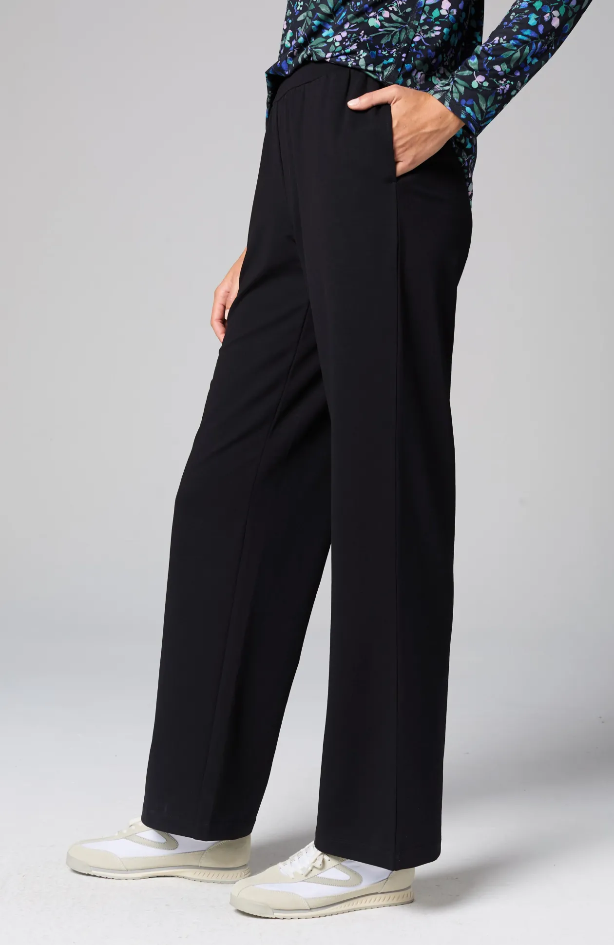 Fit Elevate Terry Wide-Leg Pants