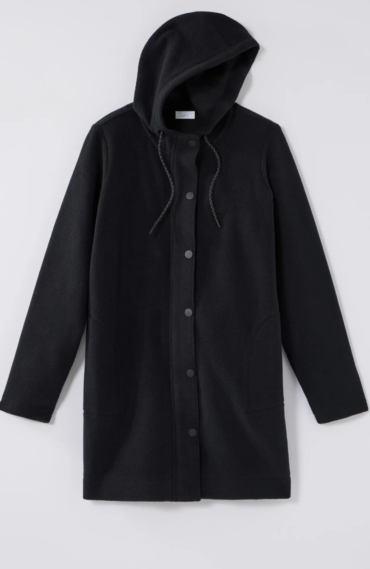 Fit Fleece Snap-Front Hooded Jacket