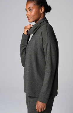Fit Fleece Turtleneck Top