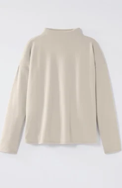 Fit Microfleece Funnel-Neck Top