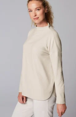 Fit Microfleece Funnel-Neck Top