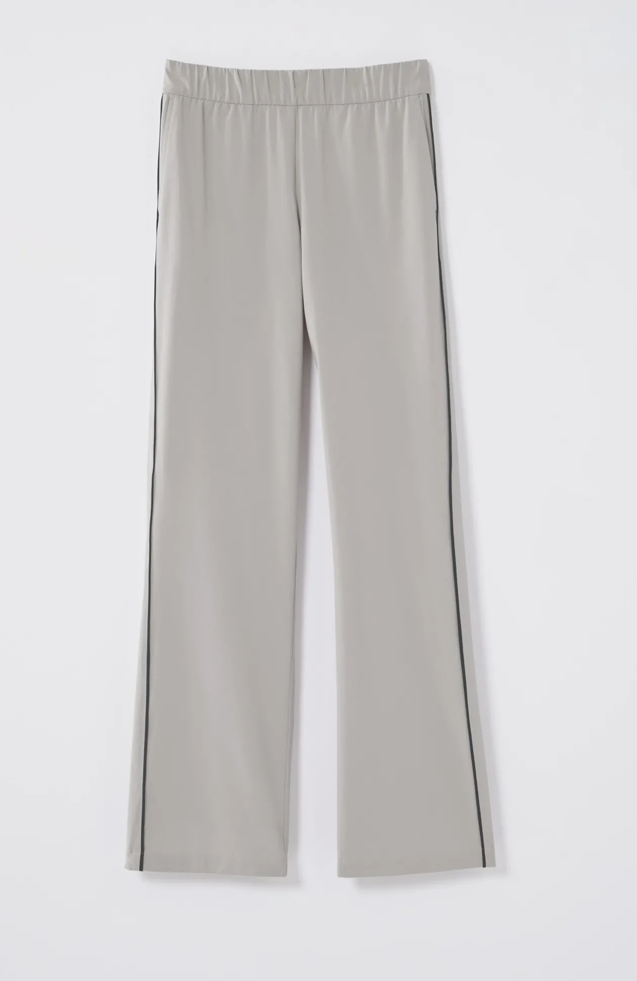 Fit On-The-Go Piped Wide-Leg Pants