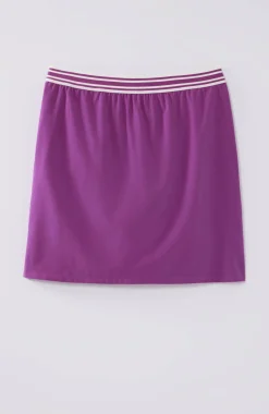 Fit On-The-Go Striped-Waistband Skort