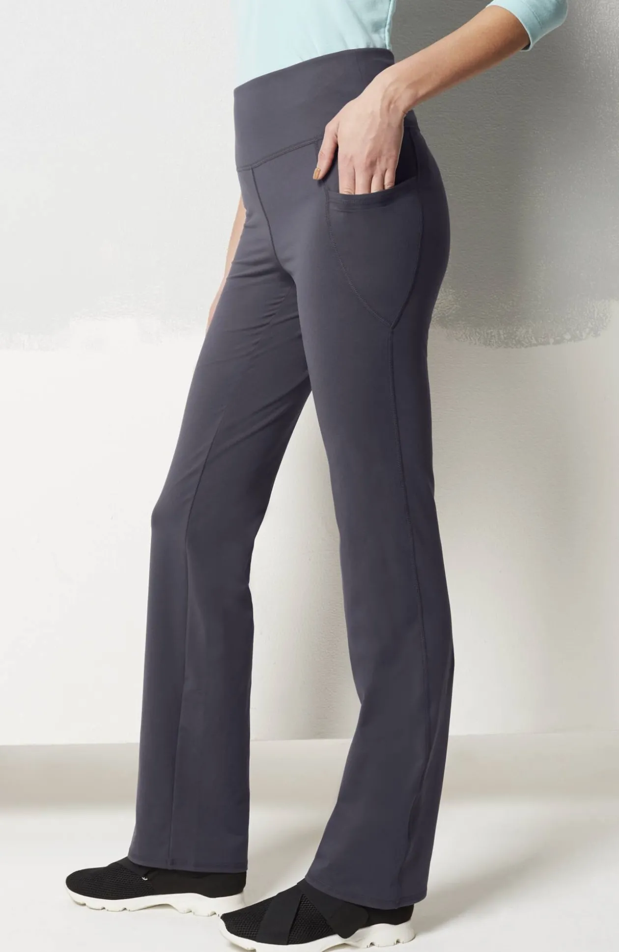 Fit Performance High-Rise Boot-Cut Pants