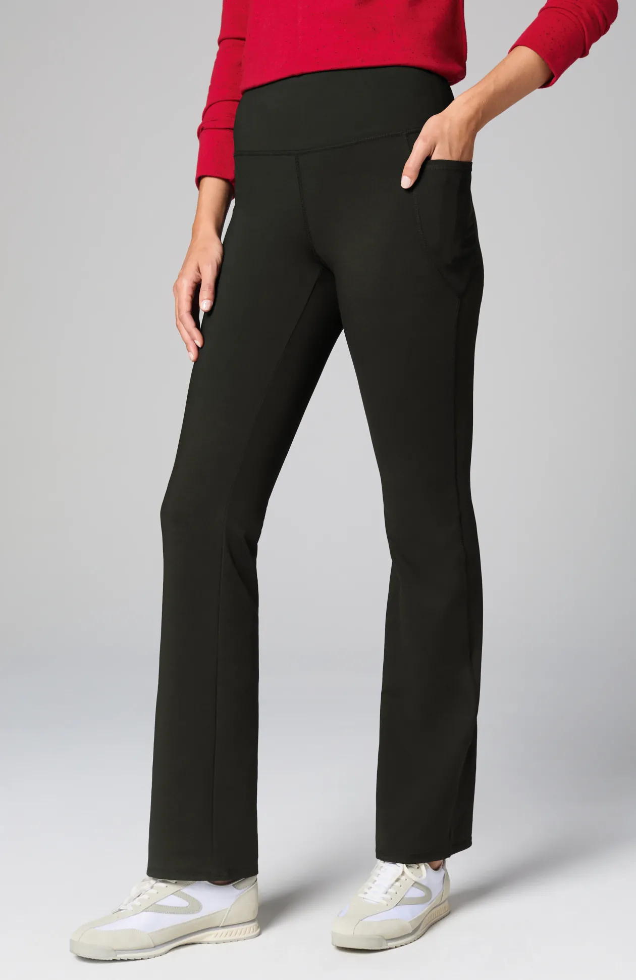 Fit Performance High-Rise Boot-Cut Pants