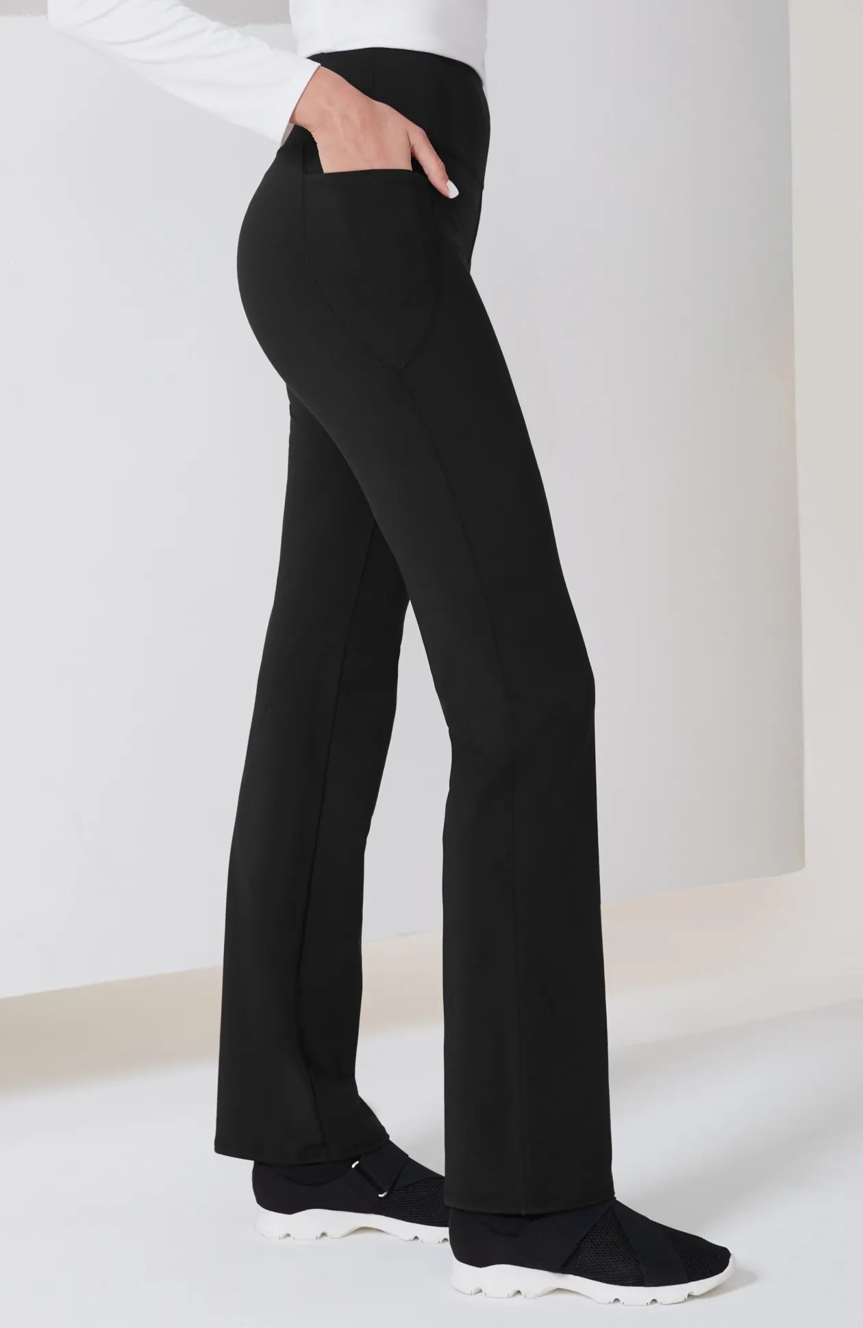 Fit Performance High-Rise Boot-Cut Pants