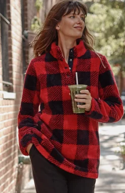 Fit Plush Sherpa Pullover