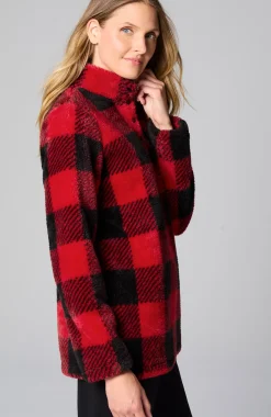 Fit Plush Sherpa Pullover