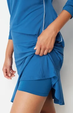Fit Supreme Stretch Flounced-Hem Skort