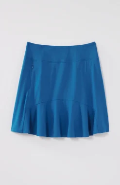 Fit Supreme Stretch Flounced-Hem Skort