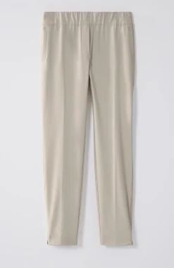 Fit Zipped-Ankle Pants