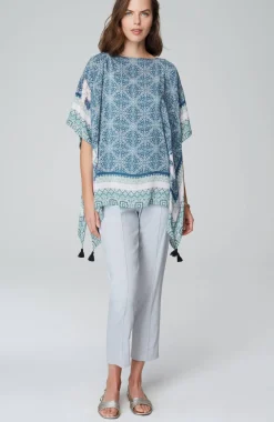 Floral Medallion Poncho
