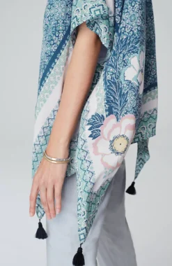 Floral Medallion Poncho