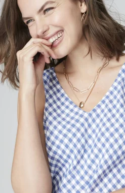 Gingham Midi Dress