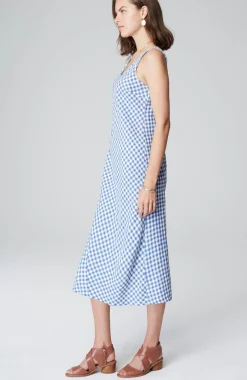 Gingham Midi Dress