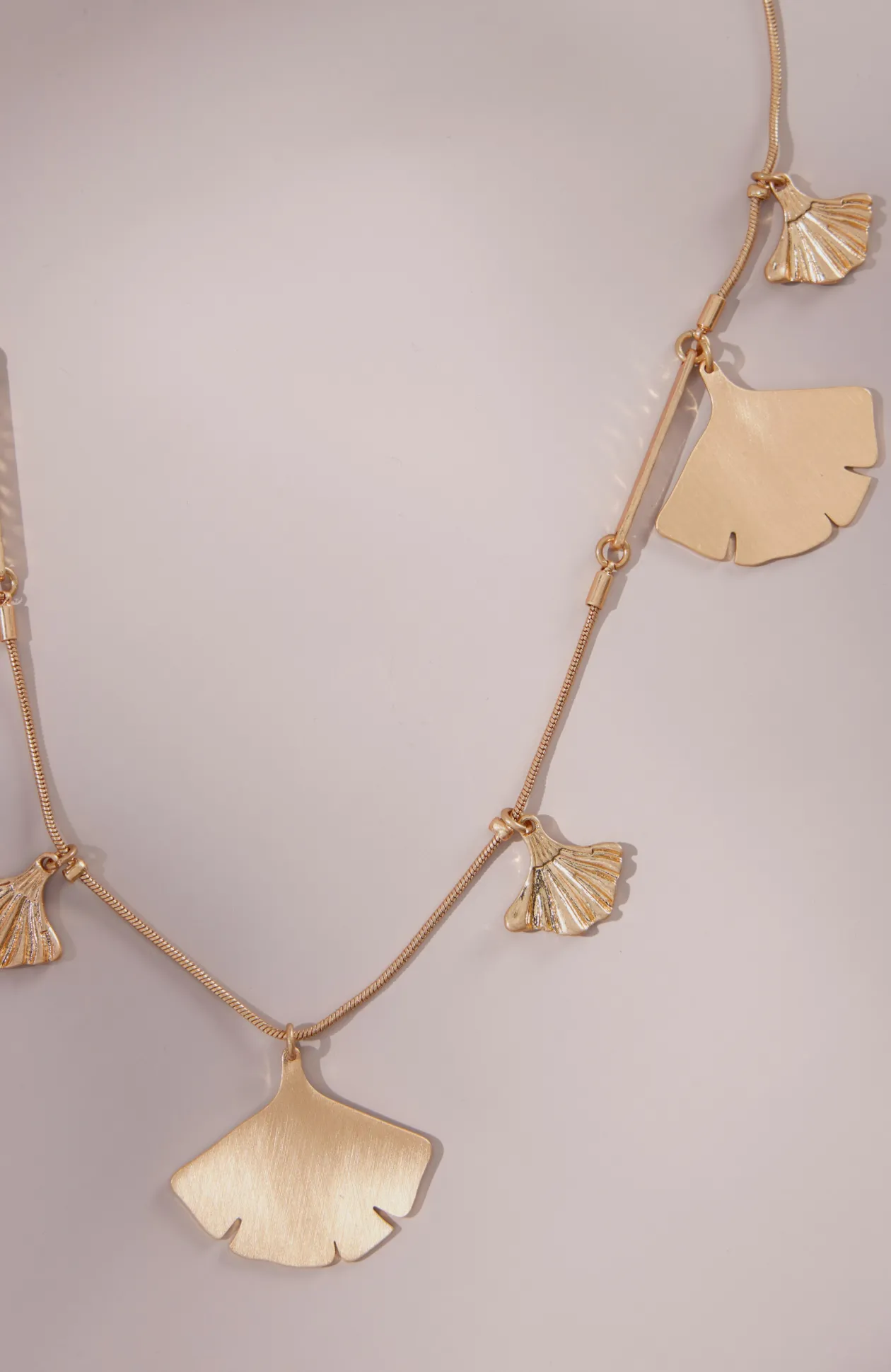 Ginkgo Station Necklace