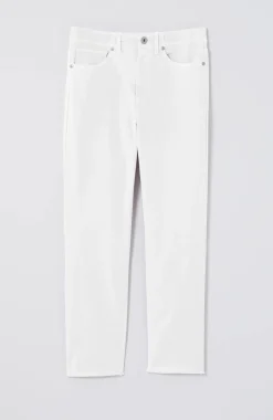 High-Rise Fringe-Hem Crops