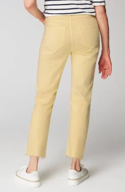 High-Rise Fringe-Hem Crops