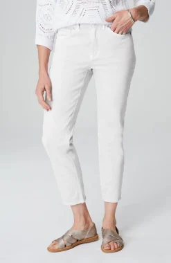 High-Rise Fringe-Hem Crops