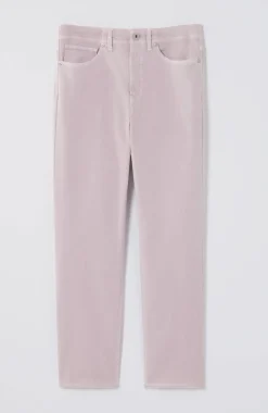 High-Rise Fringe-Hem Crops