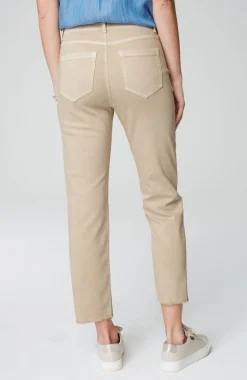 High-Rise Fringe-Hem Crops