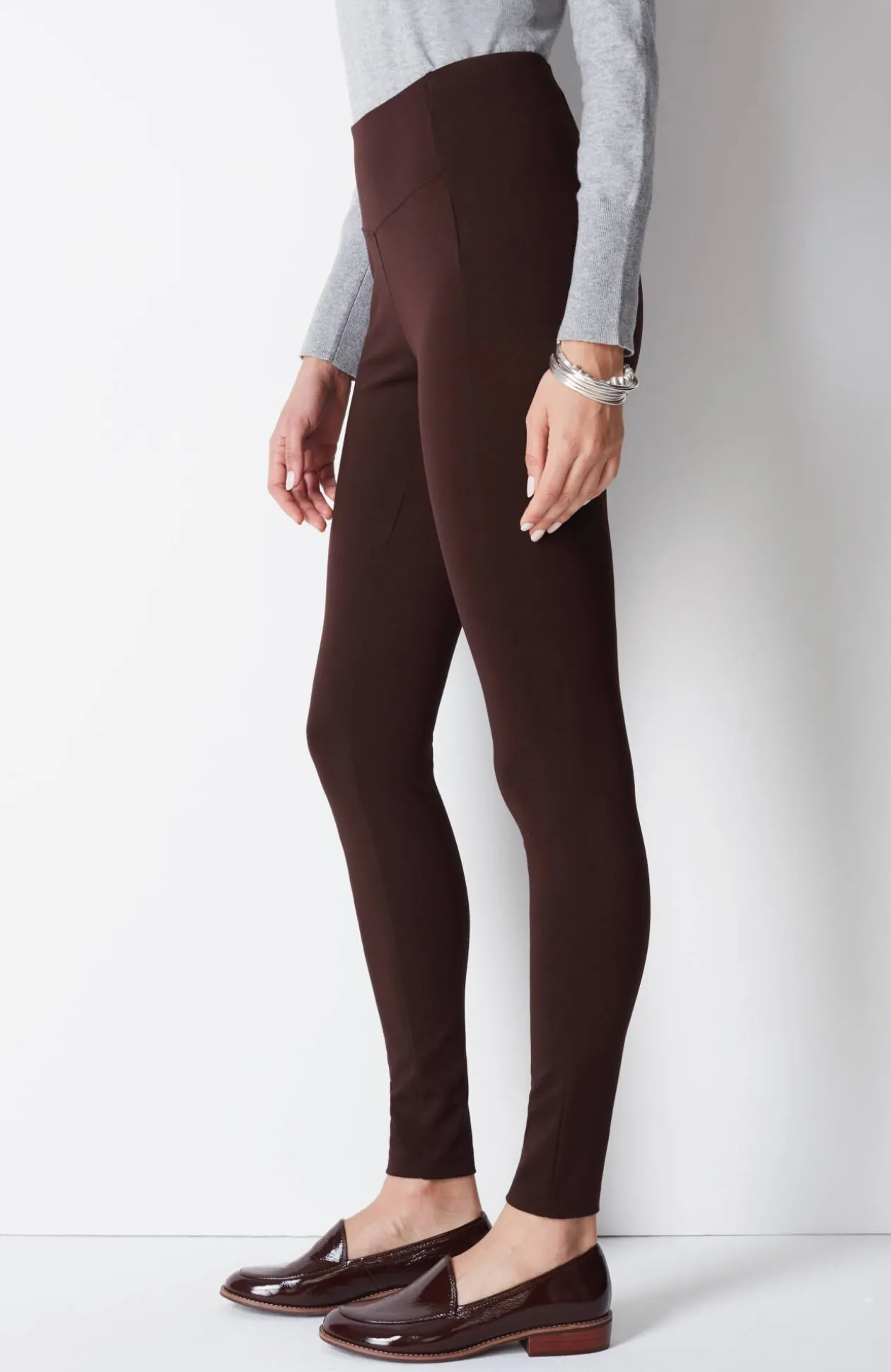 High-Rise Ponte Knit Leggings