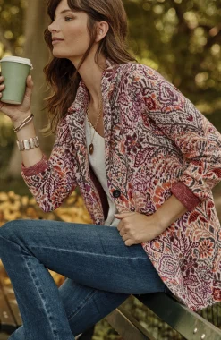 Jacquard Sweater Blazer